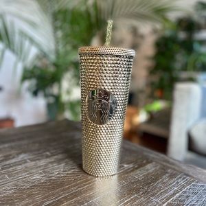 Gold Starbucks Cup